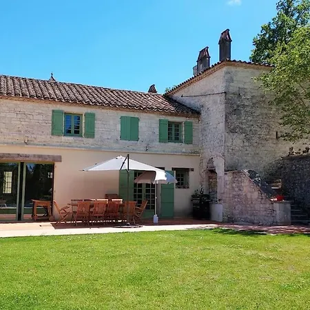Villa Location Maison 10-12 Personnes Le Moulinal47 Courbiac